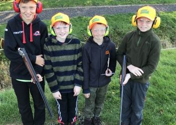 Kids have a ball at the half-term activity day at The Roxburghe Shooting School of Excellence