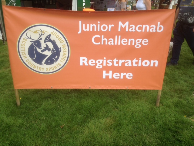 ‘Junior Macnab’ Challenge at the Highland Fieldsports Fair, Moy